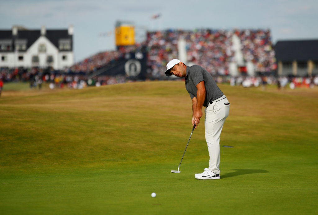 Golf - The 147th Open Championship - Carnoustie, Britain - July 22, 2018 Italy's Francesco Molinari in action during the final round REUTERS/Jason Cairnduff