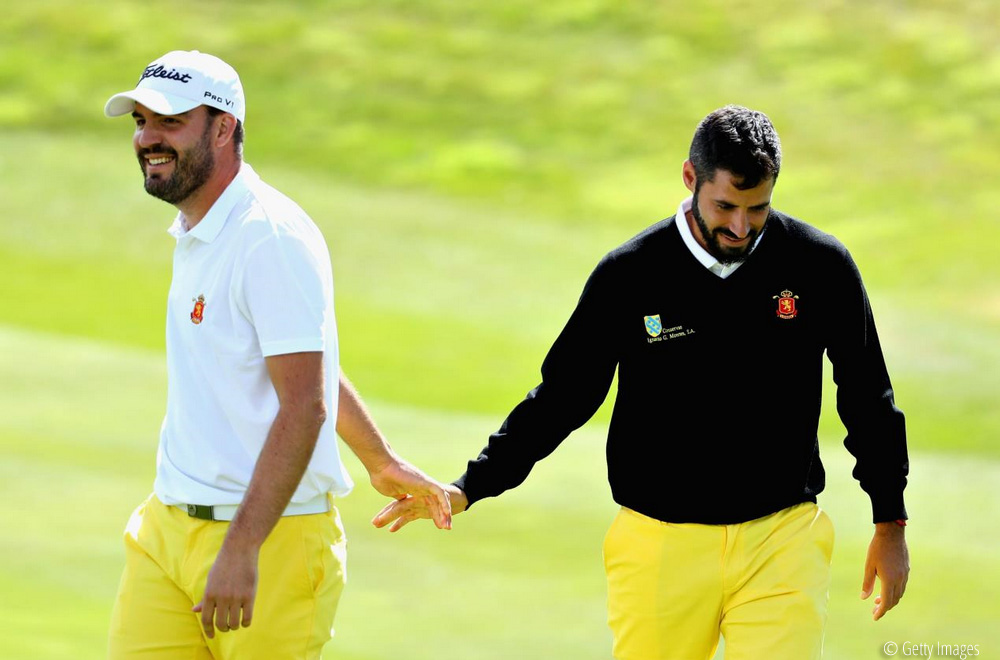 David Borda and Santiago Tarrio Ben, Spain 2, European Golf Team Championships, © Getty Images