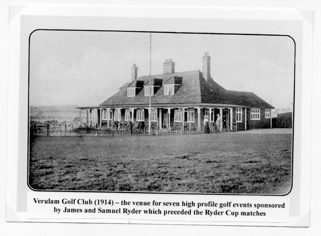 The Origin of the Ryder Cup. Credit: Peter Fry