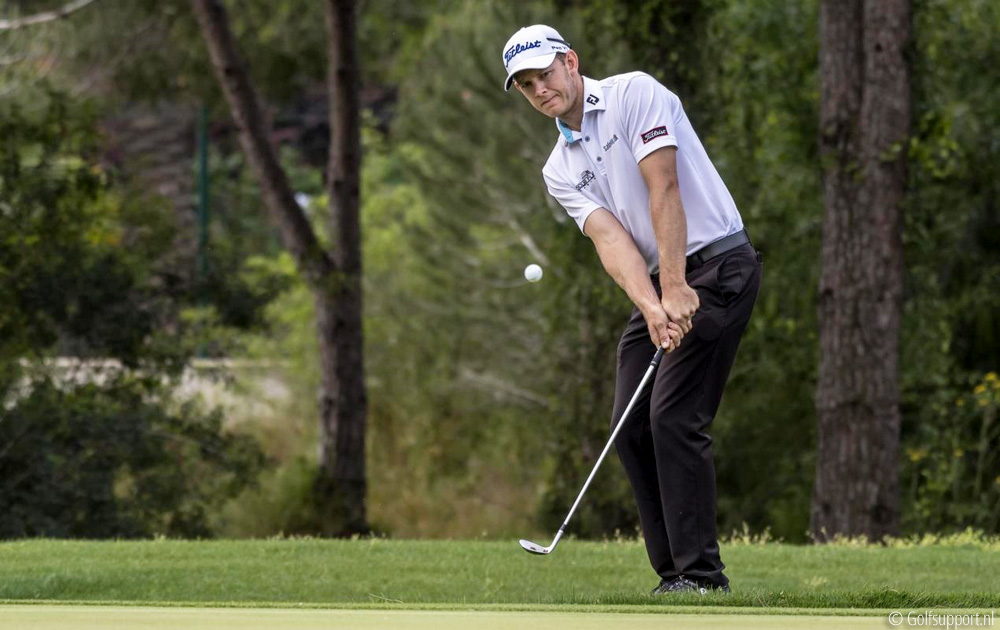 Hansen holds the lead in France, © Golfsupport.nl