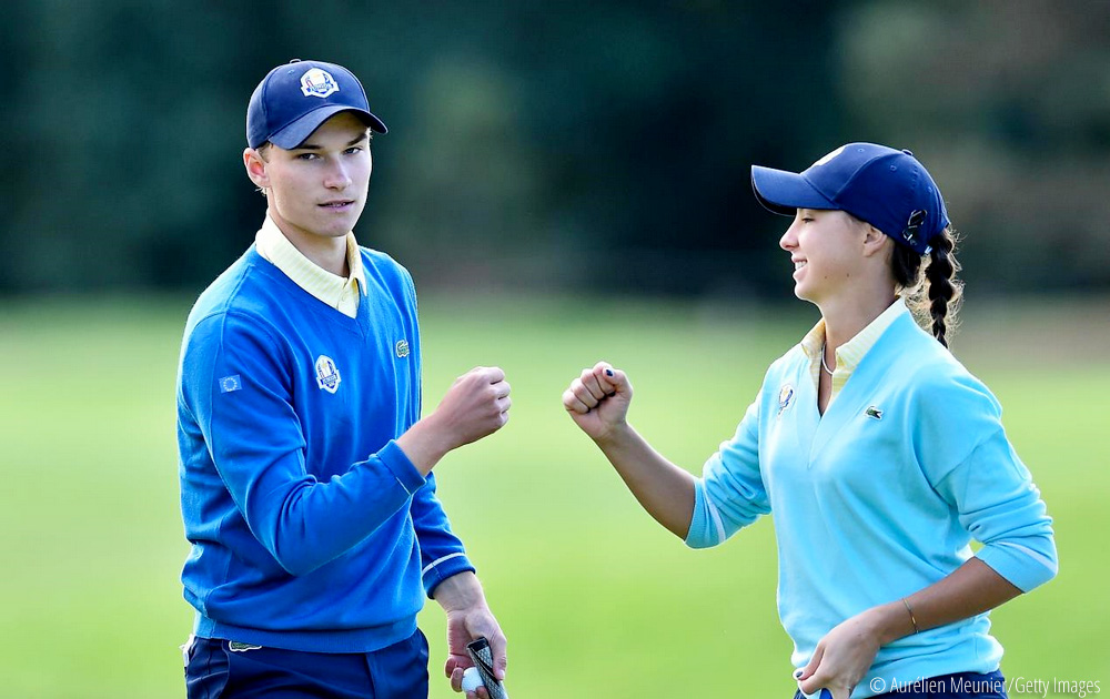 United States takes lead over Europe after first day of 2018 Junior Ryder Cup, © Aurélien Meunier/Getty Images