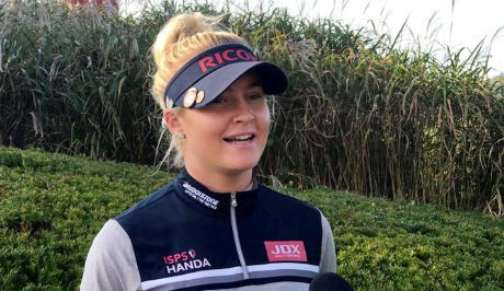 Charley Hull and Danielle Kang tied for the lead heading into final round