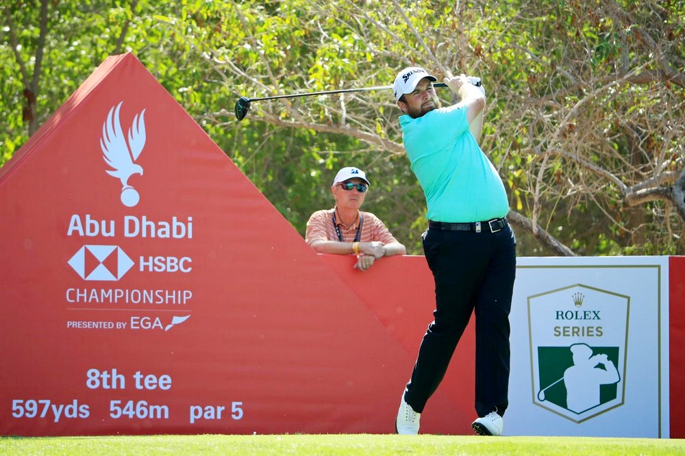 Lowry leads in Abu Dhabi after matching course record, © Getty Images