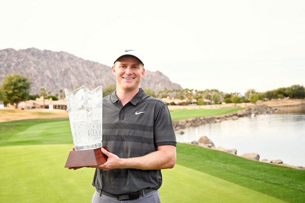 Adam Long birdied the final hole to seize his first US PGA Tour title.