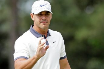 Brooks Koepka followed an opening birdie with a double bogey on day of the 83rd Masters