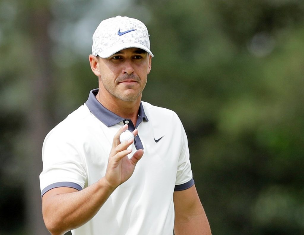 Brooks Koepka followed an opening birdie with a double bogey on day of the 83rd Masters