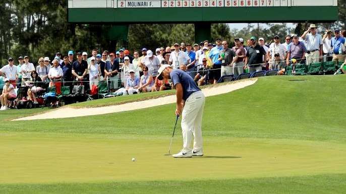 Molinari in the Major mix at The Masters, © Getty Images