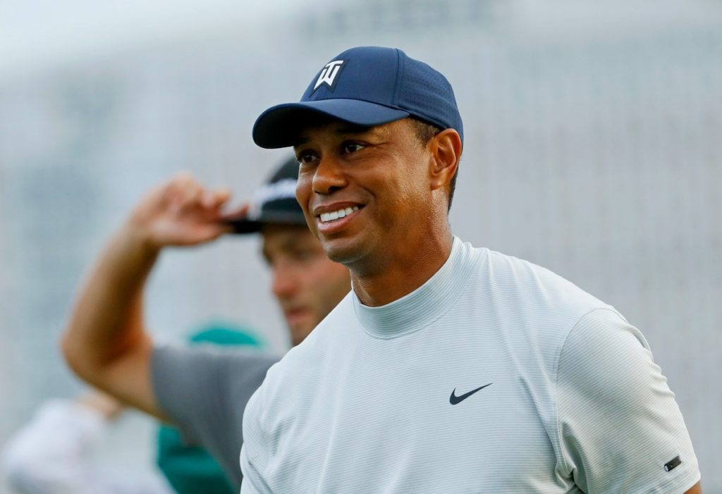 Tiger Woods is just one off the halfway lead after a remarkable day two of the Masters