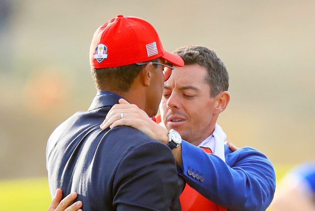 Tiger Woods and Rory McIlroy both want to win the Green Jacket