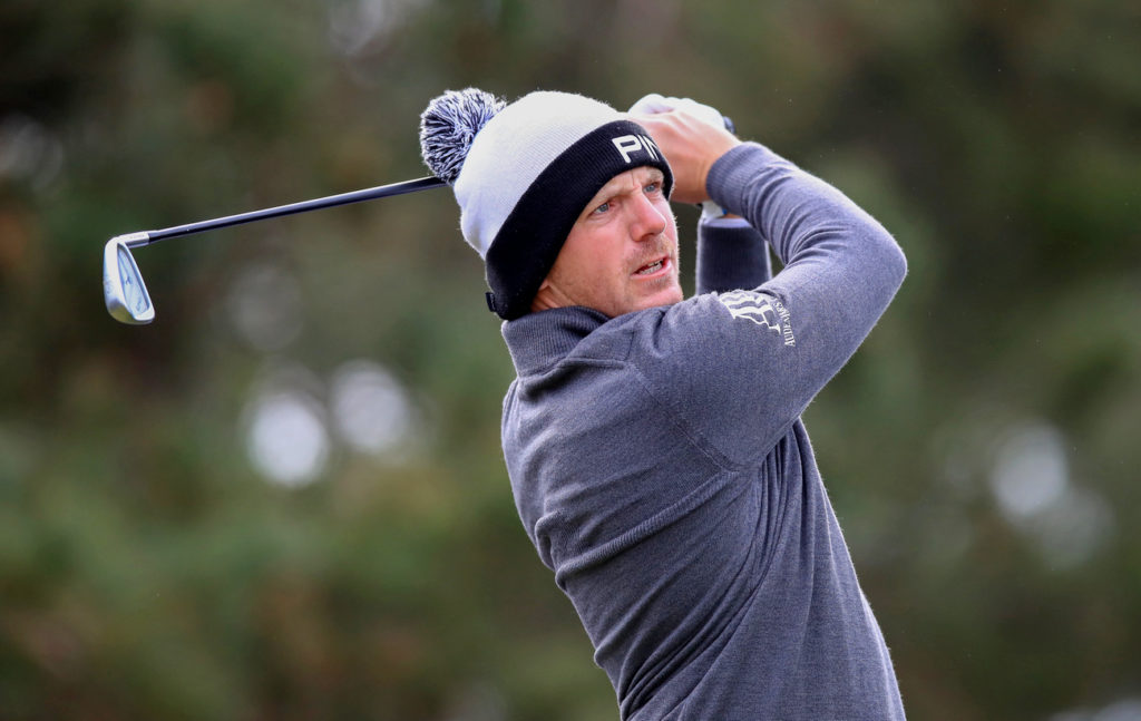 Matt Wallace set the clubhouse target on day two of the British Masters