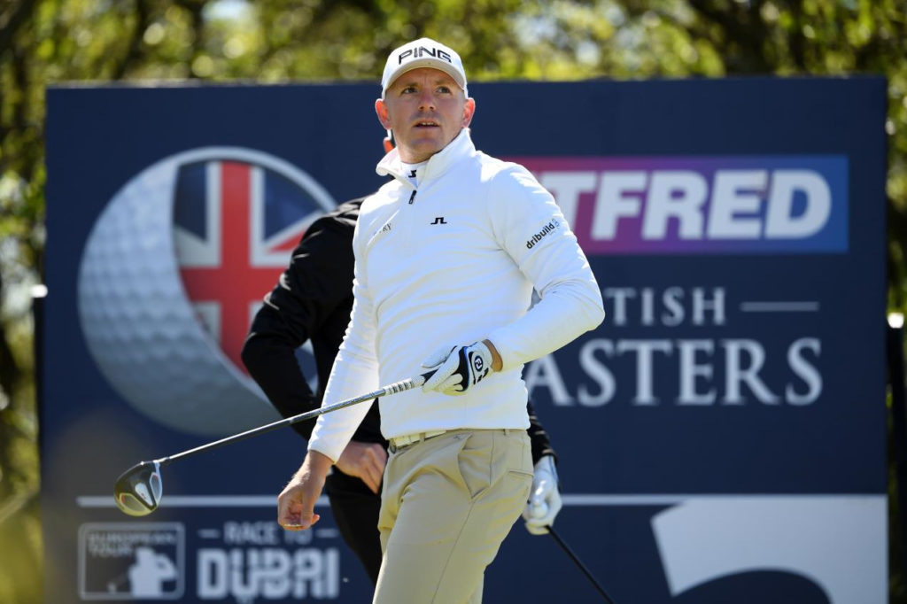 Wallace and Kinhult tied at the top of British Masters, © Getty Images