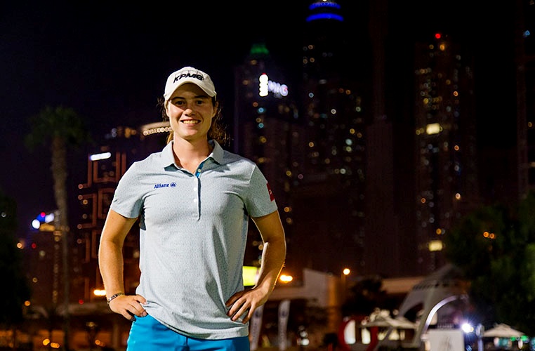 Leona Maguire takes opening lead in Omega Dubai Moonlight Classic, © Ladies European Tour