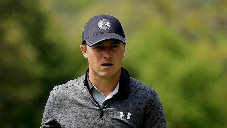 Jordan Spieth set the clubhouse target on day two of the US PGA (Seth Wenig/AP)
