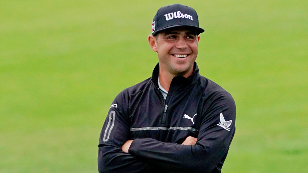 Gary Woodland held a two-shot lead at halfway in the US Open (AP Photo/Carolyn Kaster)