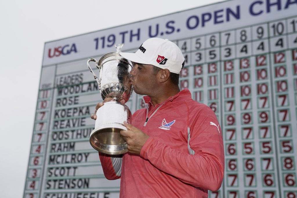 Wonderful Woodland secures US Open title at Pebble Beach