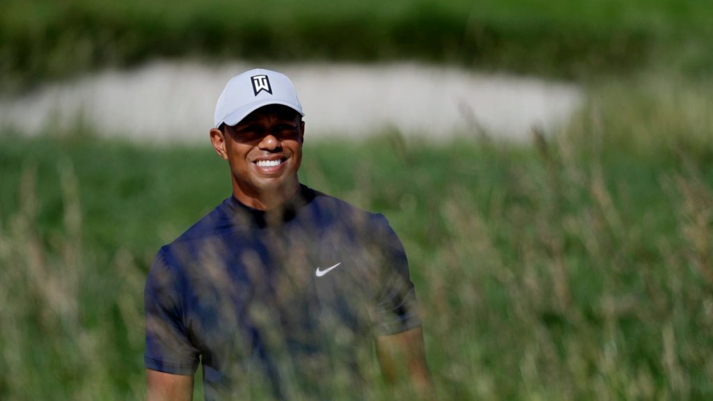 Tiger Woods is seeking a 16th major title in the US Open at Pebble Beach (Chris Carlson/AP)