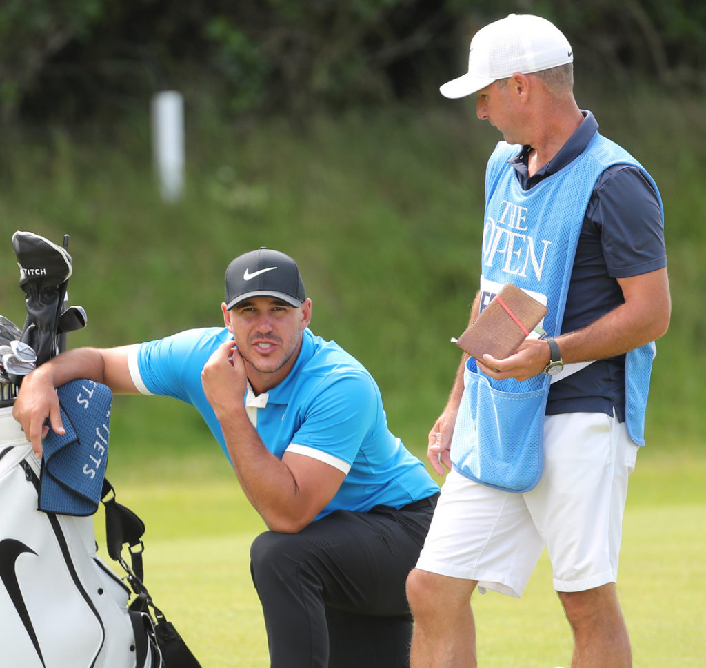 Koepka happy for caddie to steal spotlight at Royal Portrush