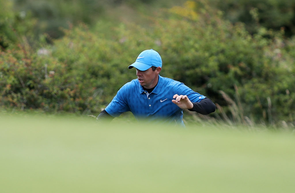 The Open Championship R1 - Brooks Koepka cruises into contention for Open as Rory McIlroy struggles