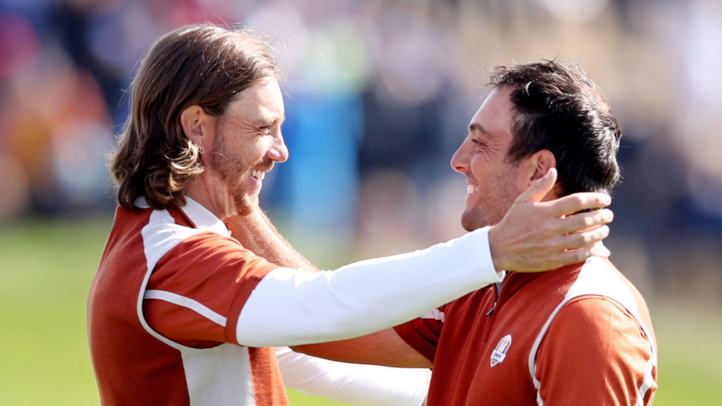 Fleetwood and Francesco Molinari struck up a great relationship at the Ryder Cup
