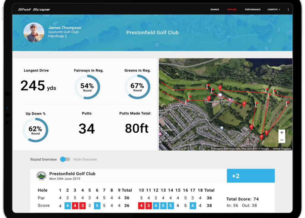 Shot Scope launches exciting new social hub designed to help golfers improve their game