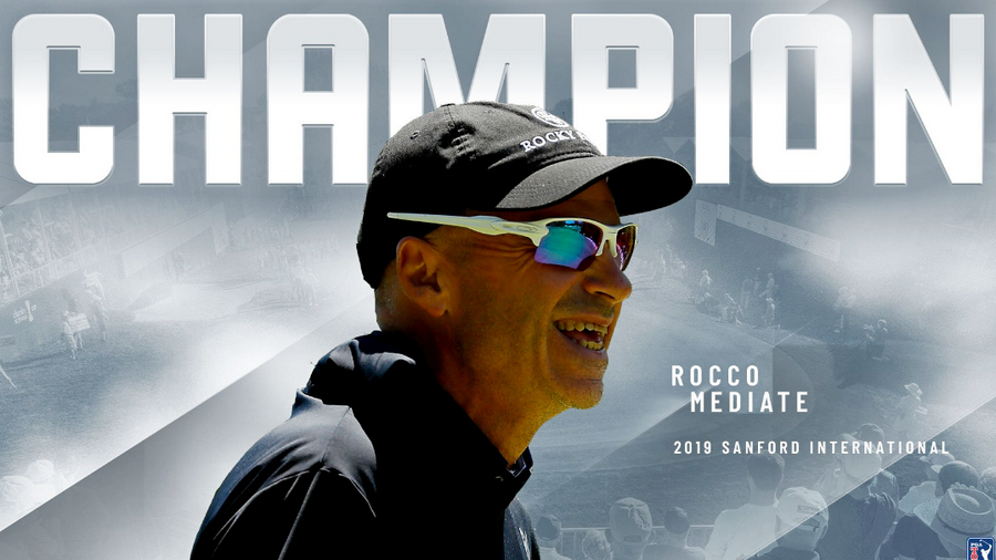 Sanford International R3 - Rocco Mediate has won his first title since the Senior PGA Championship in 2016 at Minnehaha Country Club