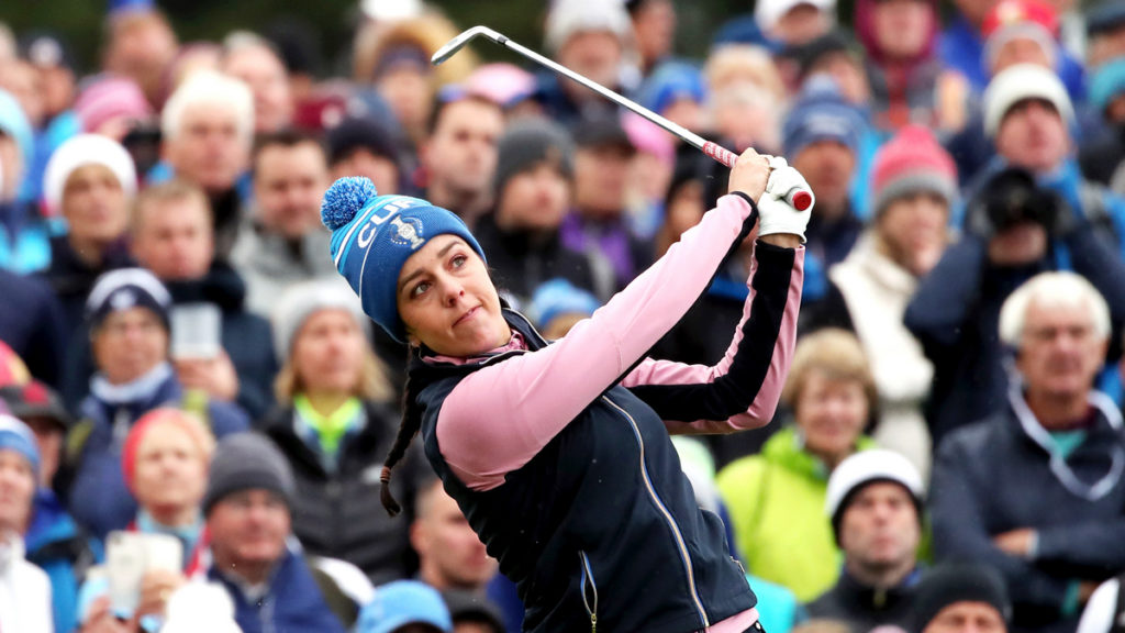 The Solheim Cup - Day 2 - Europe and USA level at 8-8