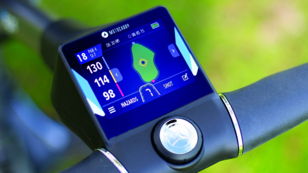 Motocaddy launches world's first touch screen electric trolley