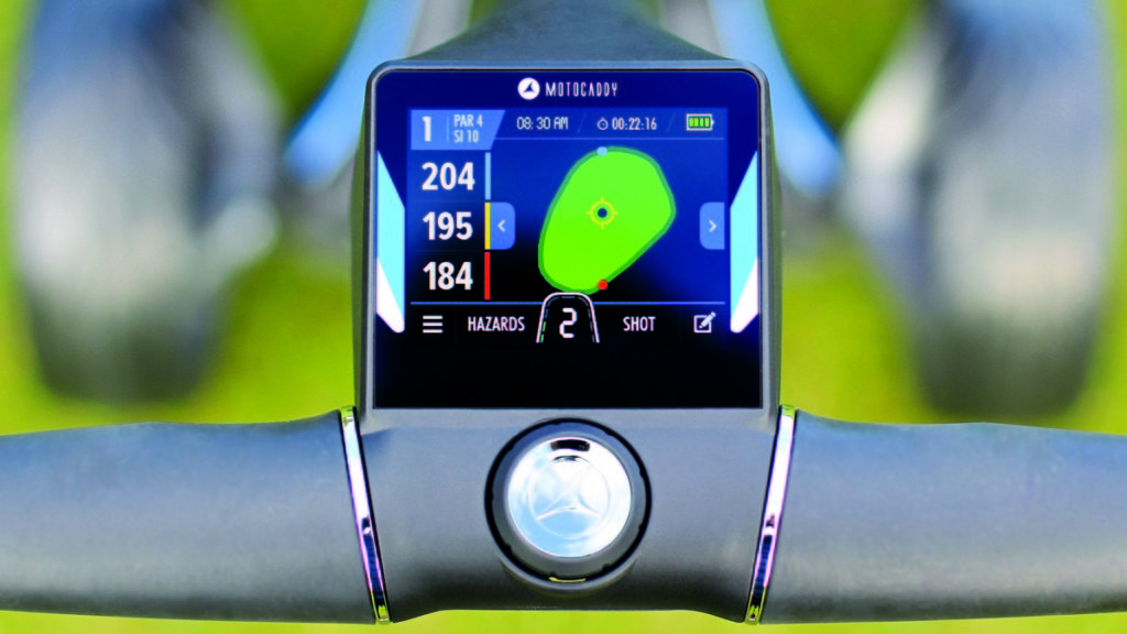 Motocaddy launches world's first touch screen electric trolley
