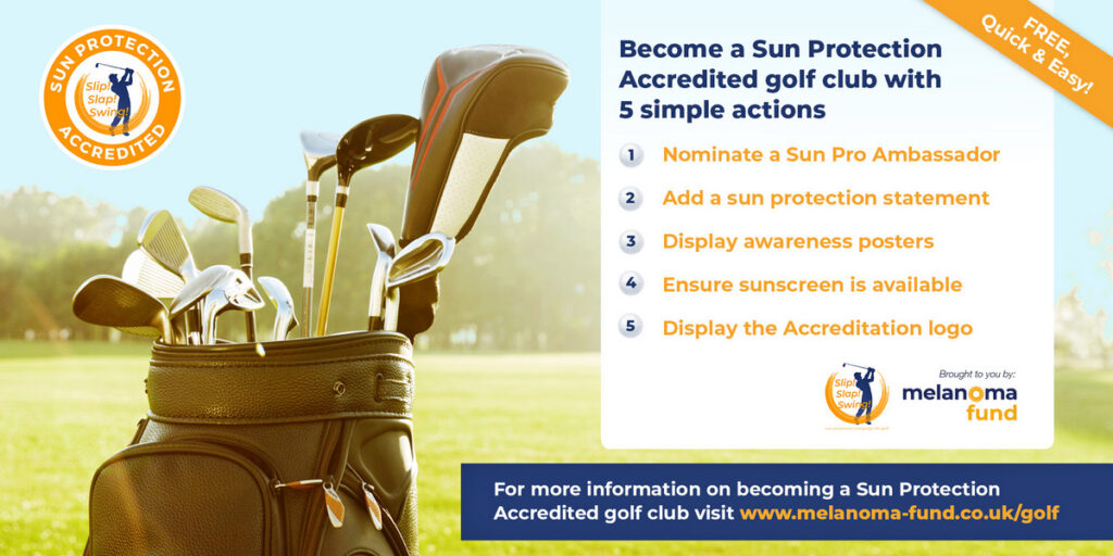 The campaign slapping sun protection on golf