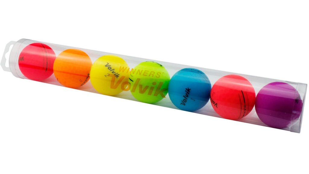 Volvik introduces rainbow golf ball tubes for festive period