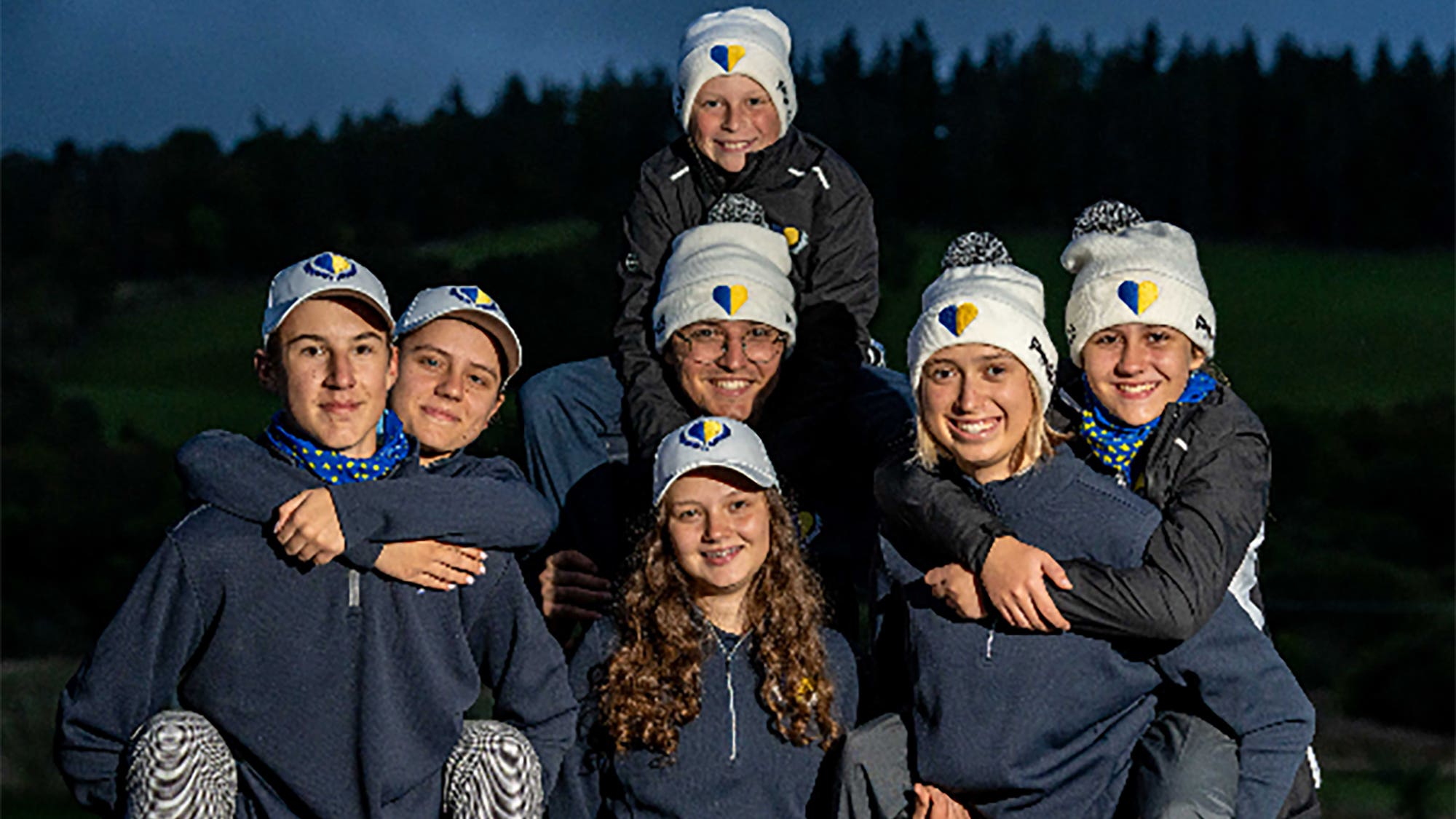 Ukrainian junior golfers’ visit to Scotland ‘has changed their lives’