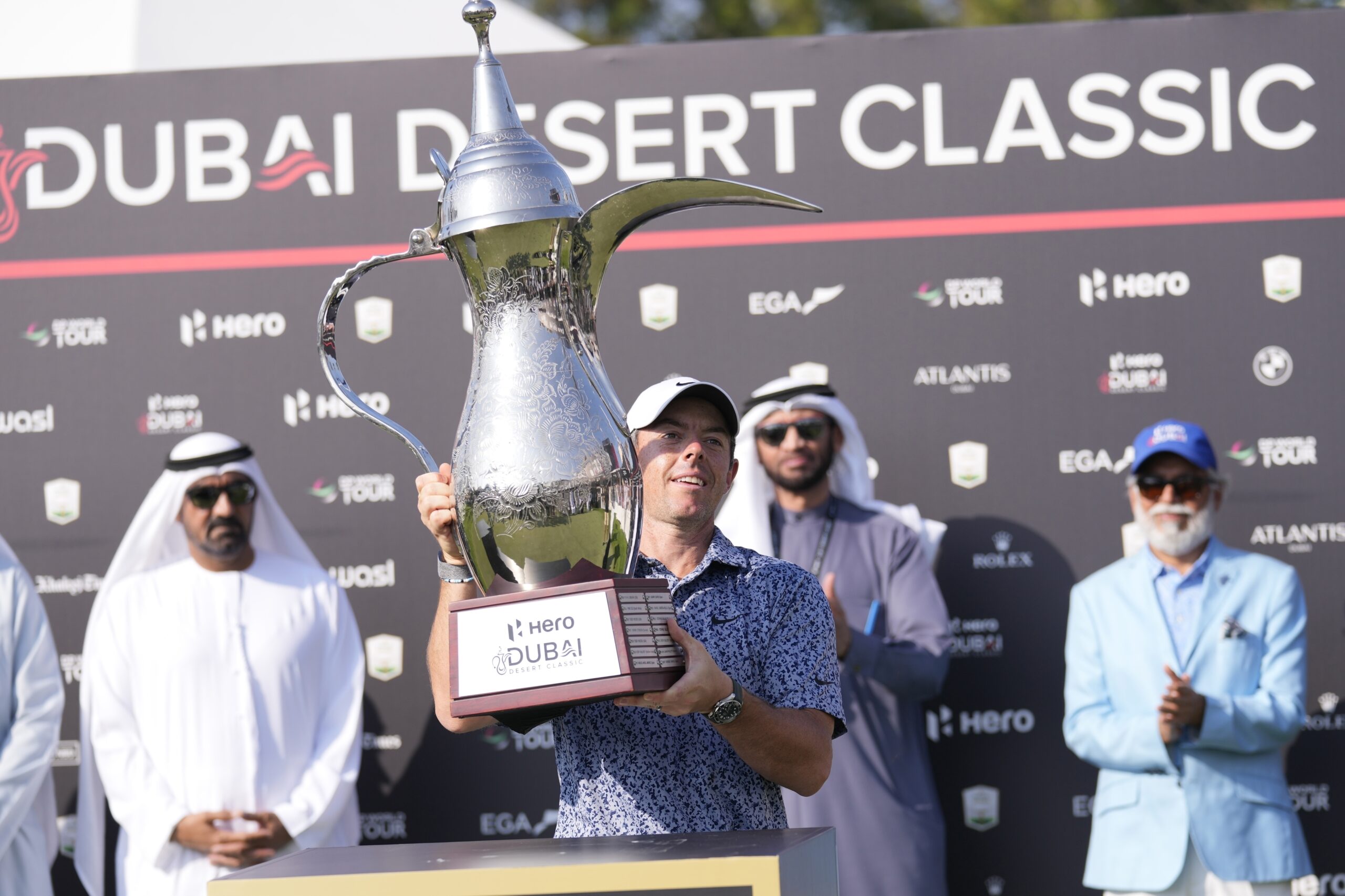 Dubai Desert 2023 R4 Rory McIlroy holds off rival Reed