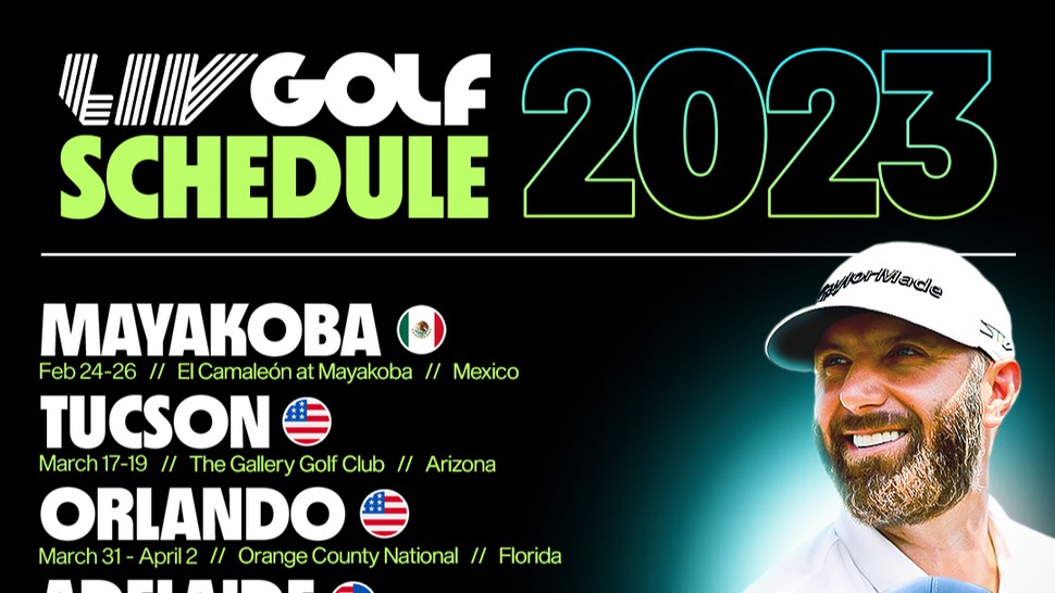 liv golf tour dates 2023