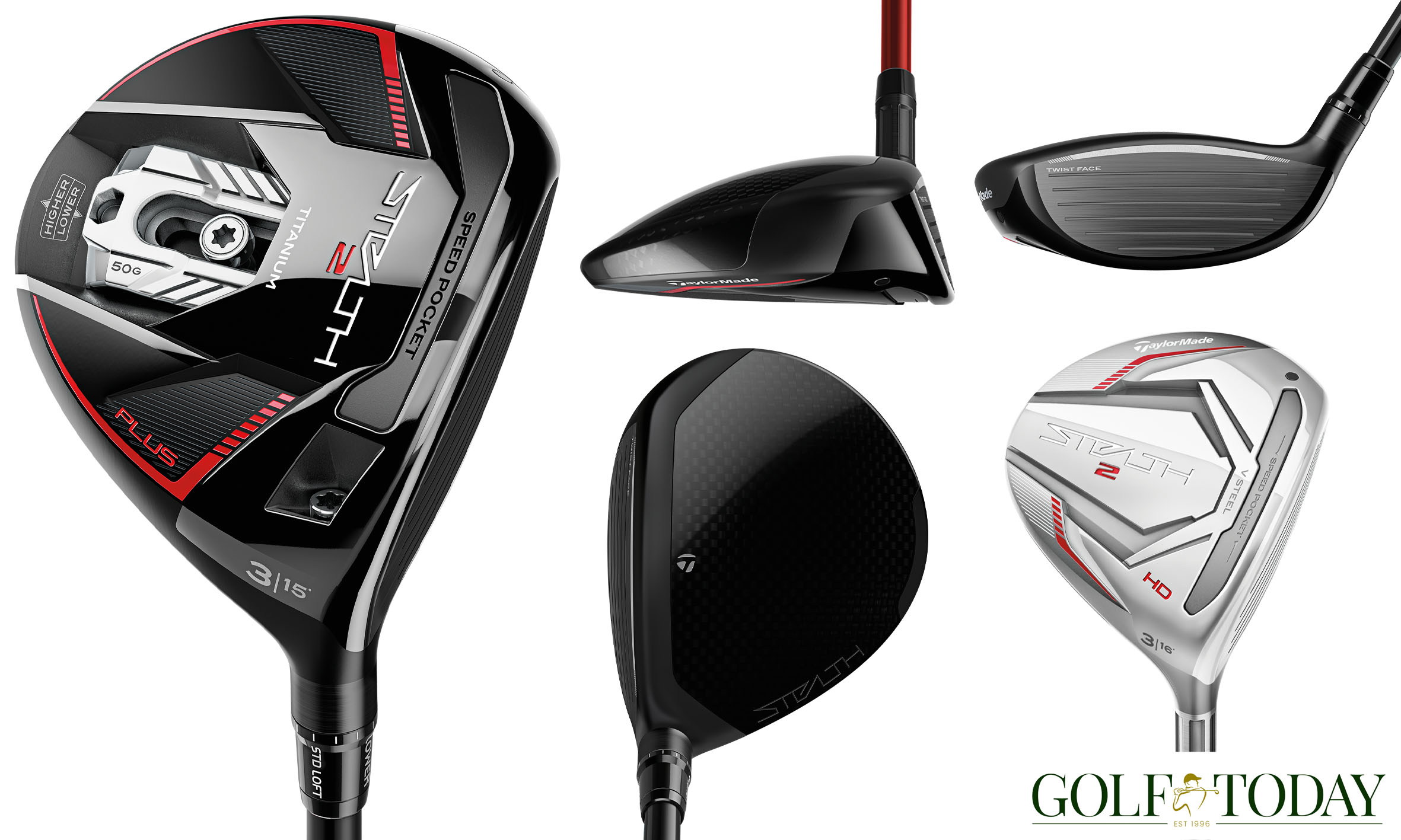 The Stealth 2 Carbonwood Fairway, available for men and women