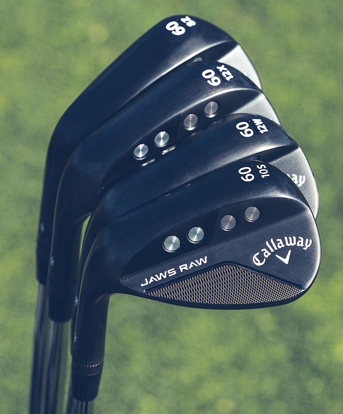 The left-handed versions of the Jaws Raw Black Plasma wedges