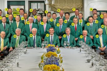 The 2023 Masters Champions Dinner attendees