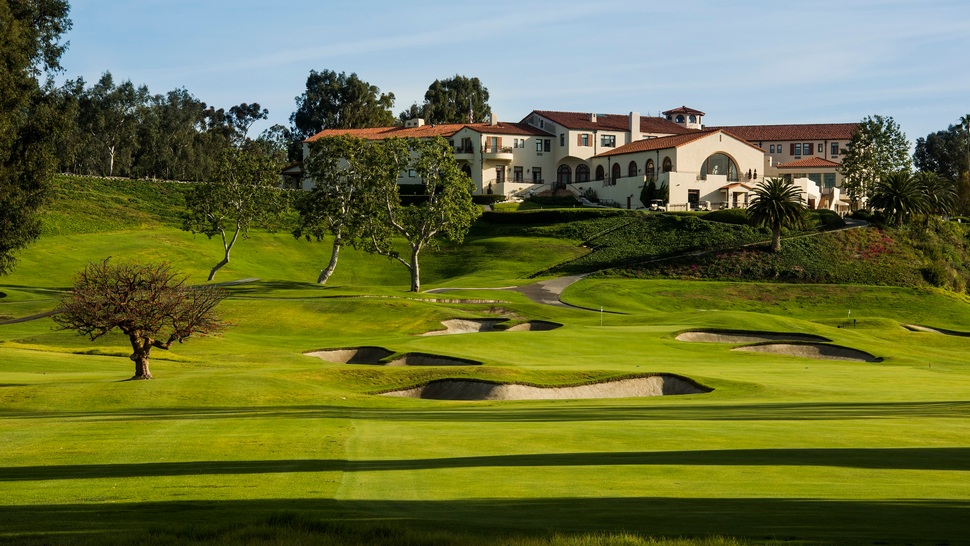 The 9th hole of Riviera Country Club in Pacific Palisades, Calif.