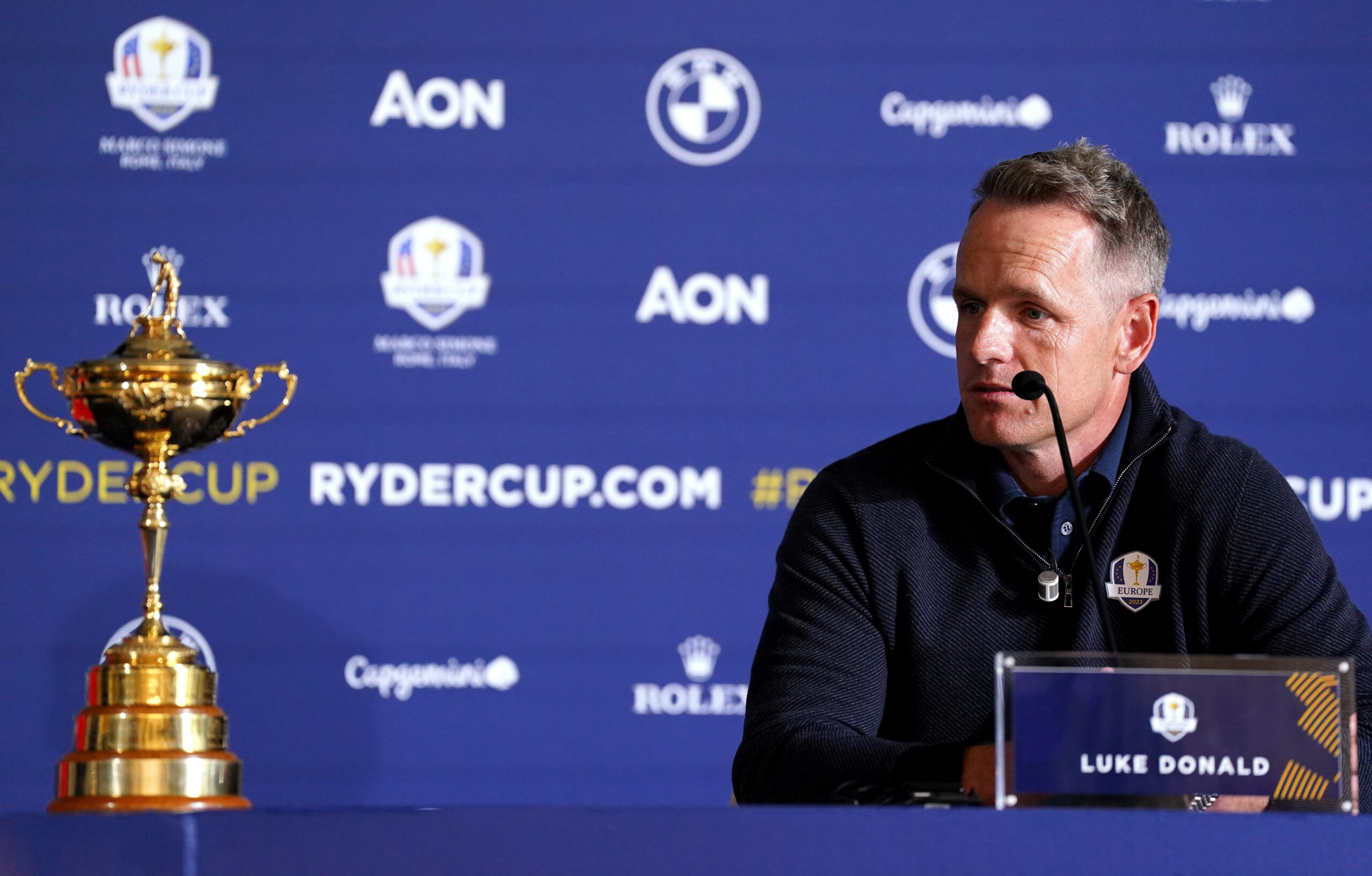 Key questions answered as race for a place in Europe’s Ryder Cup team hots up - Captain Luke Donald with the Ryder Cup