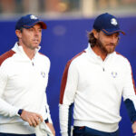 Dubai Invitational 2024 R3 - Rory McIlroy and Tommy Fleetwood at the Ryder Cup