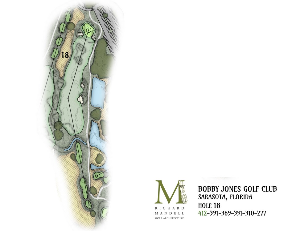 18th hole rendering