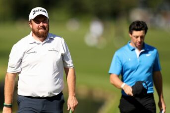 Shane Lowry (left) and Rory McIlroy in four-way tie for lead at the Zurich Classic of New Orleans