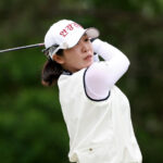 Jin Hee Im of South Korea plays her shot from the 15th tee during the second round of The Chevron Championship