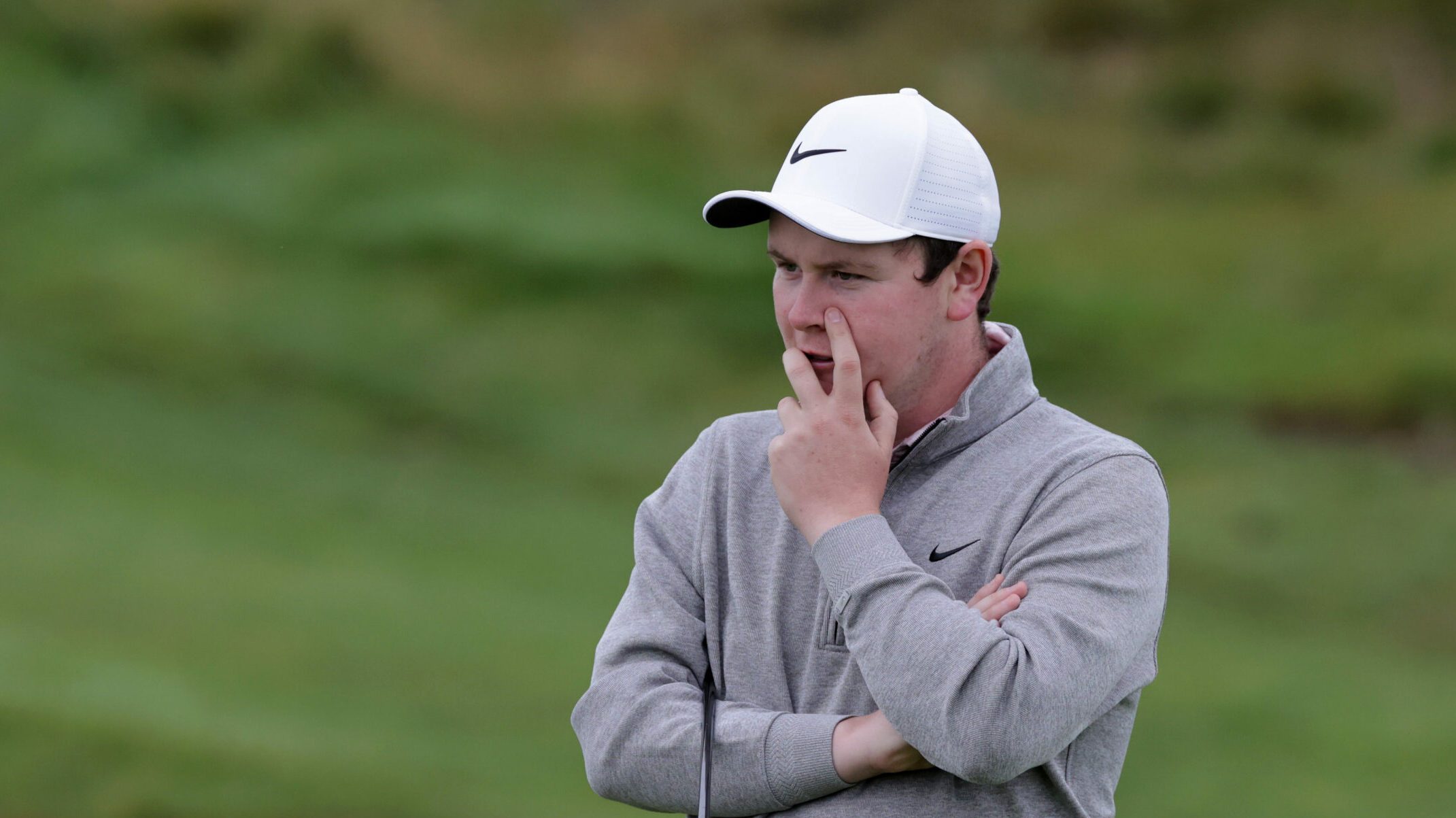 Robert MacIntyre (pictured) suffered a poor finish to round two of the US PGA Championship