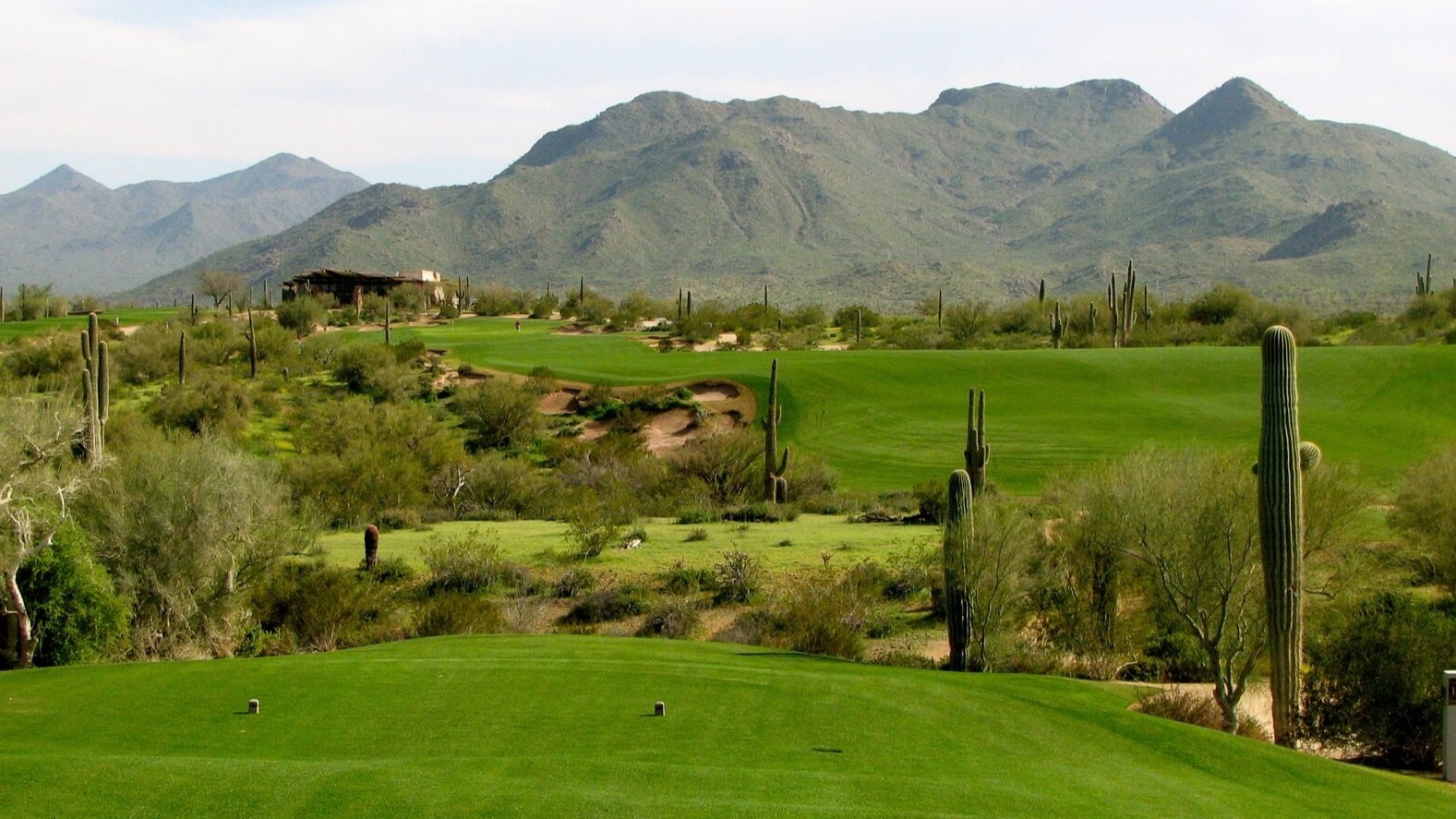 18th hole at Saguaro Golf Course
