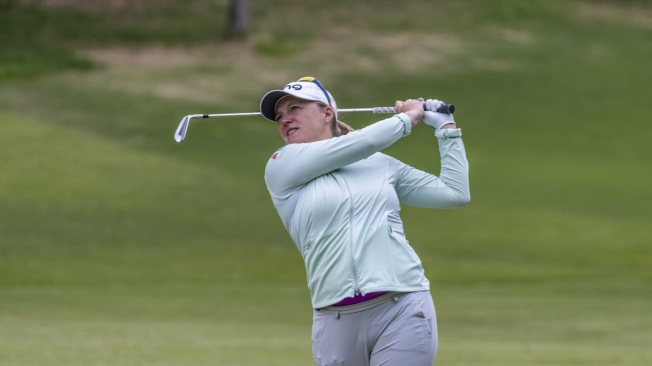 Manon De Roey in the second round of the Aramco Team Series, Seoul.