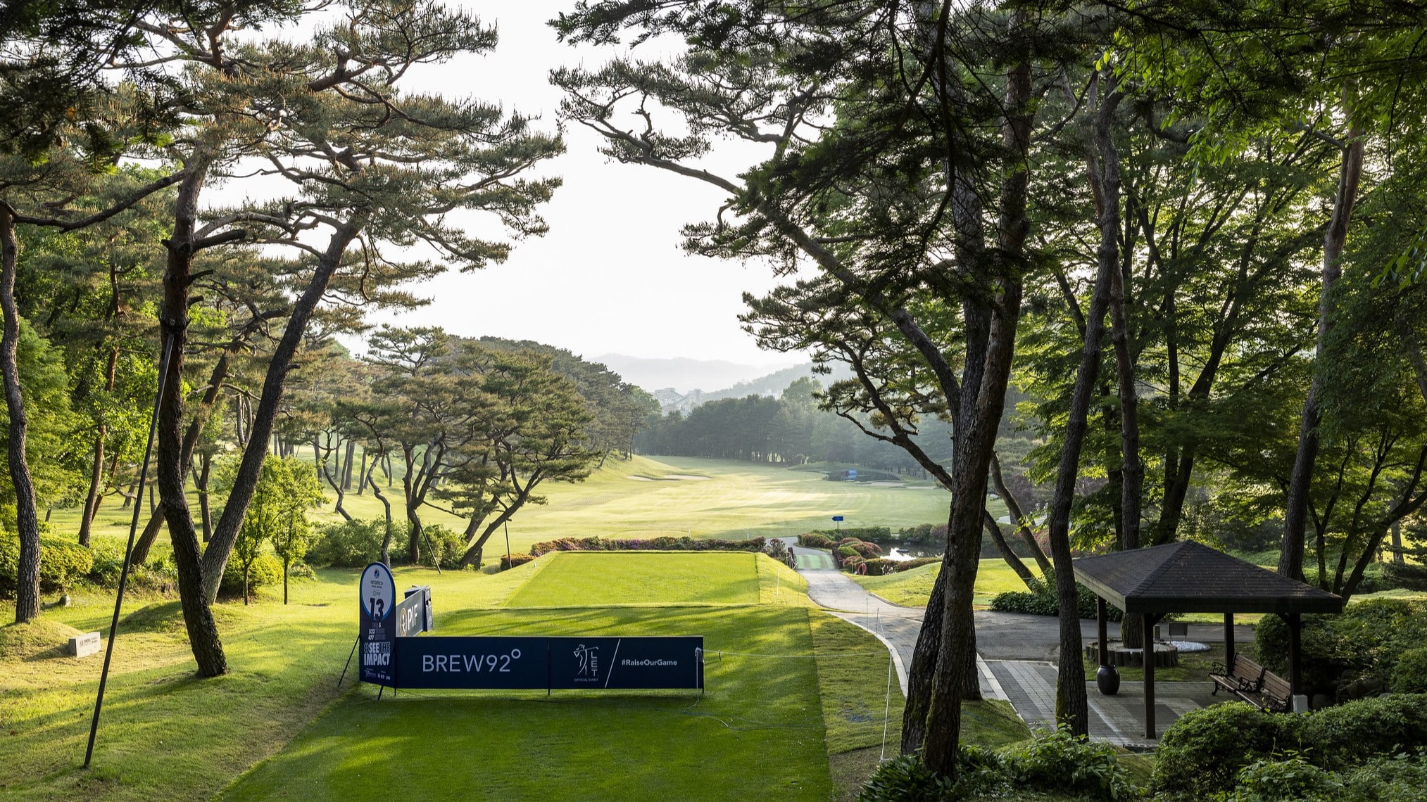 The 13th hole at New Korea Country Club
