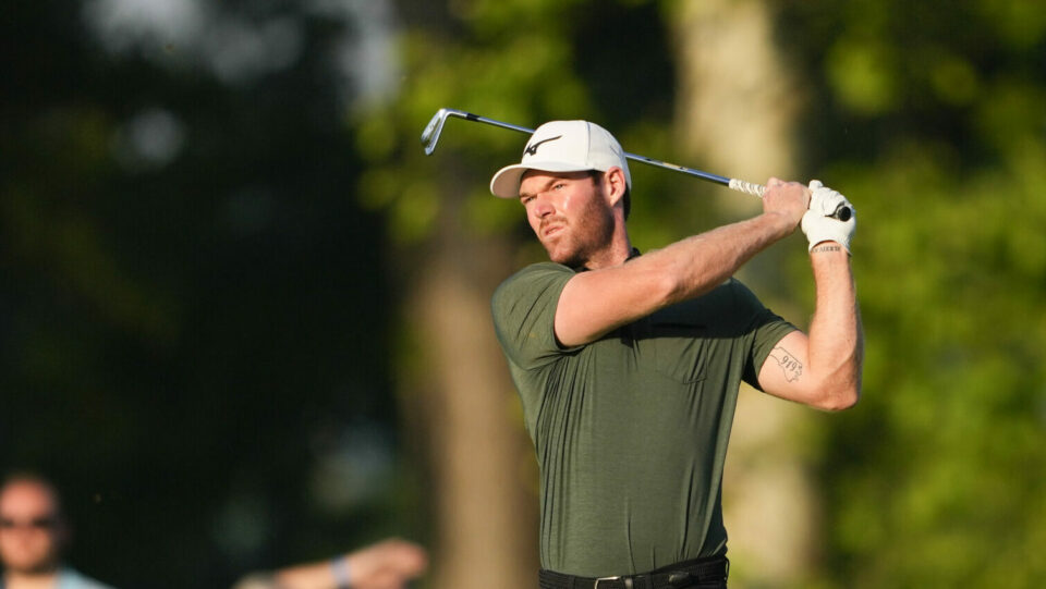 Grayson Murray in action during last week's US PGA Championship