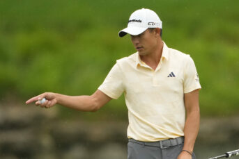 Collin Morikawa set the early clubhouse target on day two of the US PGA Championship at Valhalla