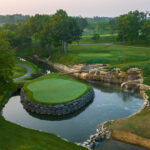 The 13th hole at Valhalla