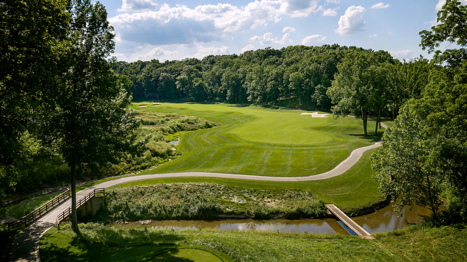 A view from the second hole at Valhalla